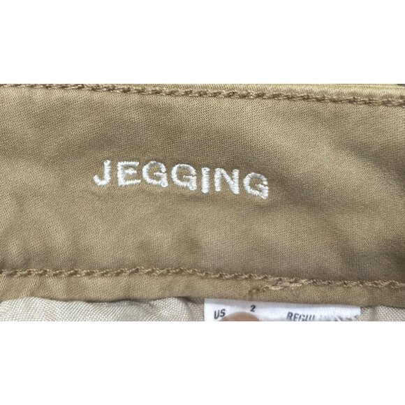 American Eagle Outfitters Womens Super Stretch Jegging Pants Size 2 Regular Beig - Picture 4 of 9